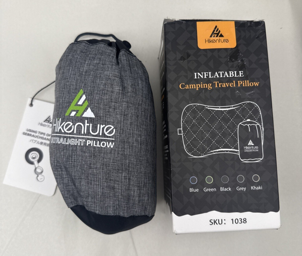 Hikenture Camping Pillow with Removable Cover -Ultralight Inflatable Pillow READ